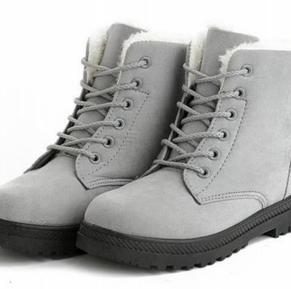Winter grey boots size 10